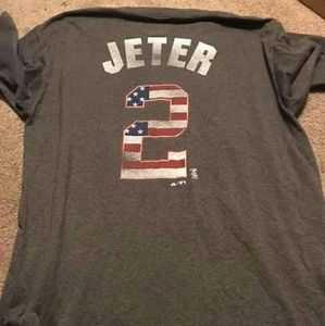 Majestic Shirts - American flag yankees jeter shirt Majestic Shirts - American flag yankees jeter shirt